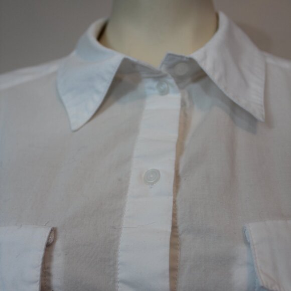 HERSKIND - Helle White  loose-fitted short sleeve Shirt size  EU36 /US Medium - Picture 4 of 8